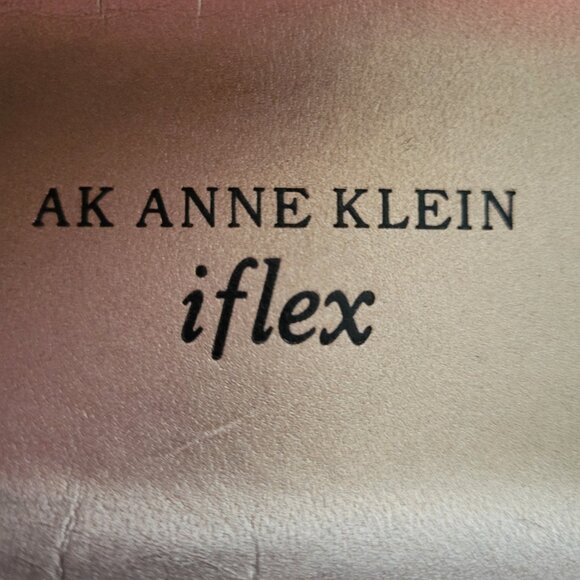 Ann Klein iflex Leather Snakeskin Loafer, Tan, Women’s Sz 10 Moccasin Flats EUC - Picture 8 of 12